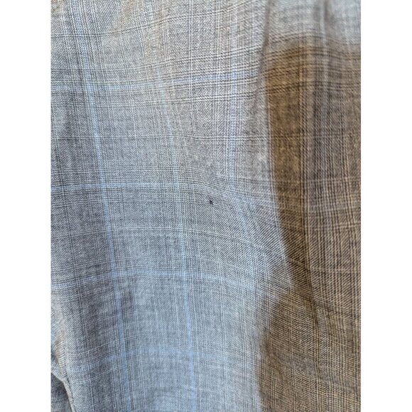 Hart Schaffner Marx 42S Gray Plaid 2-Piece Suit Wool Blend Classic Fit Mens Blaz - Picture 8 of 12